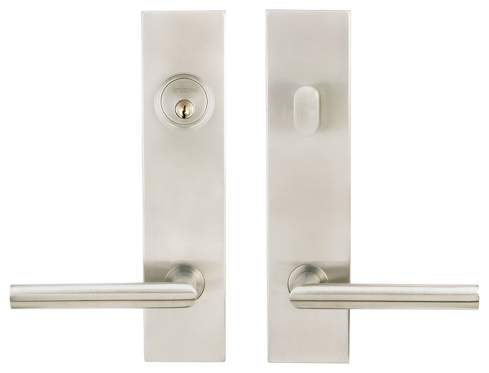 Frankfurt Lever, Tubular Entry, Single Cylinder, Right Hand, 2-3/4" Backset