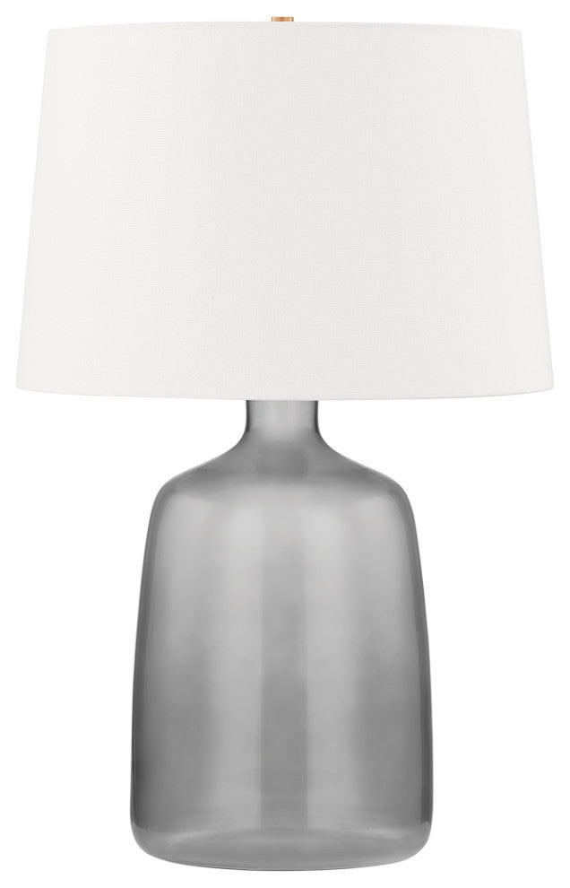 1-Light Table Lamp, Patina Brass