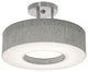 Montclair 12'' Fixture Light, Gray, Semi-Flush