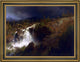 Herman Herzog A Mountain Torrent Framed Premium Canvas Print, 18"x24"
