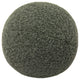 Boba Round Pillow, Green Long Mohair, 9"