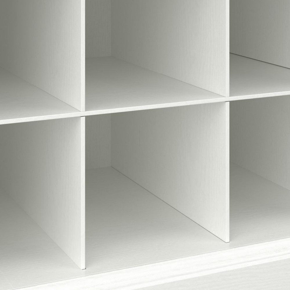 kathy ireland® Home by Bush Furniture Woodland Hall Tree and Shoe Storage Bench