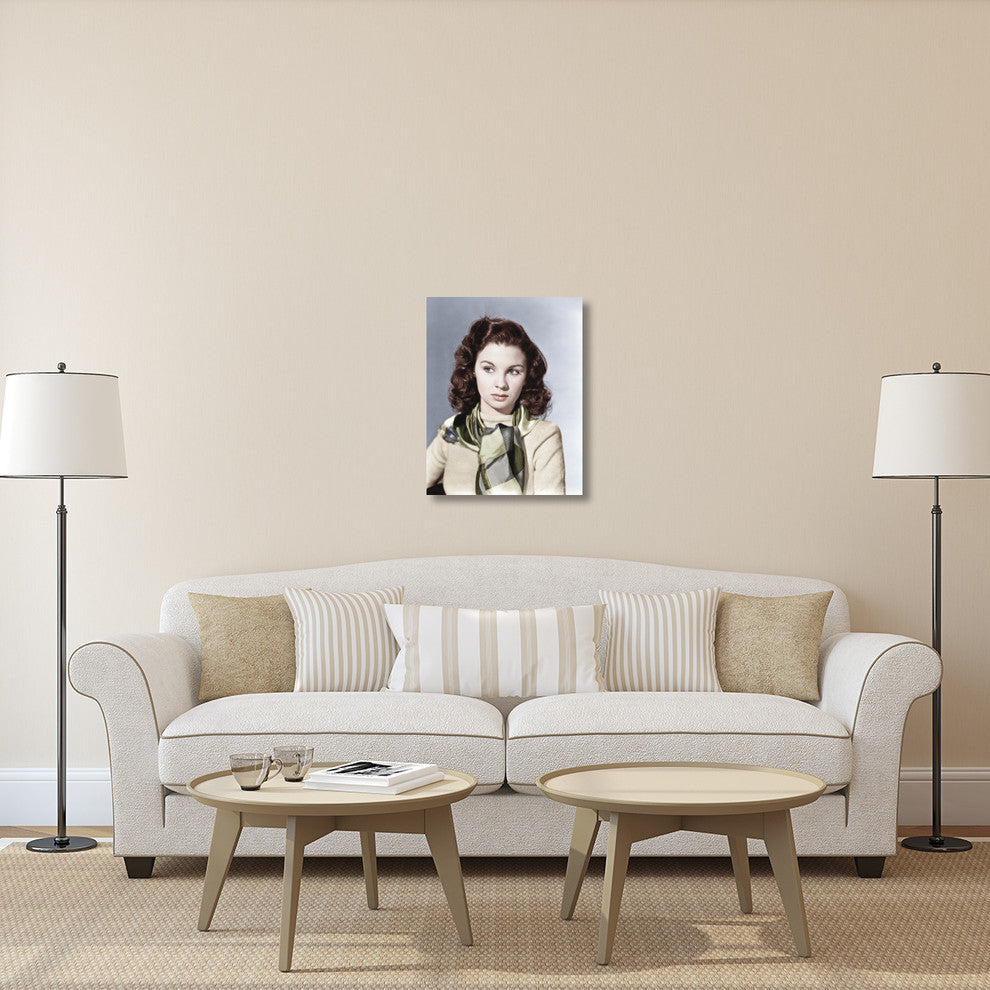 "Jean Simmons" Stretched Canvas Giclee by Hollywood Photo Archive, 24"x30"