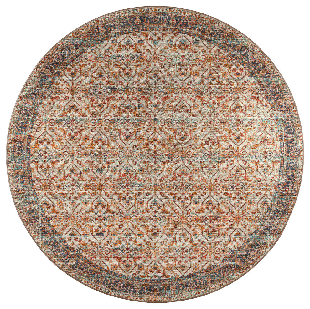 Jericho JC10 Linen 6' x 6' Round Rug