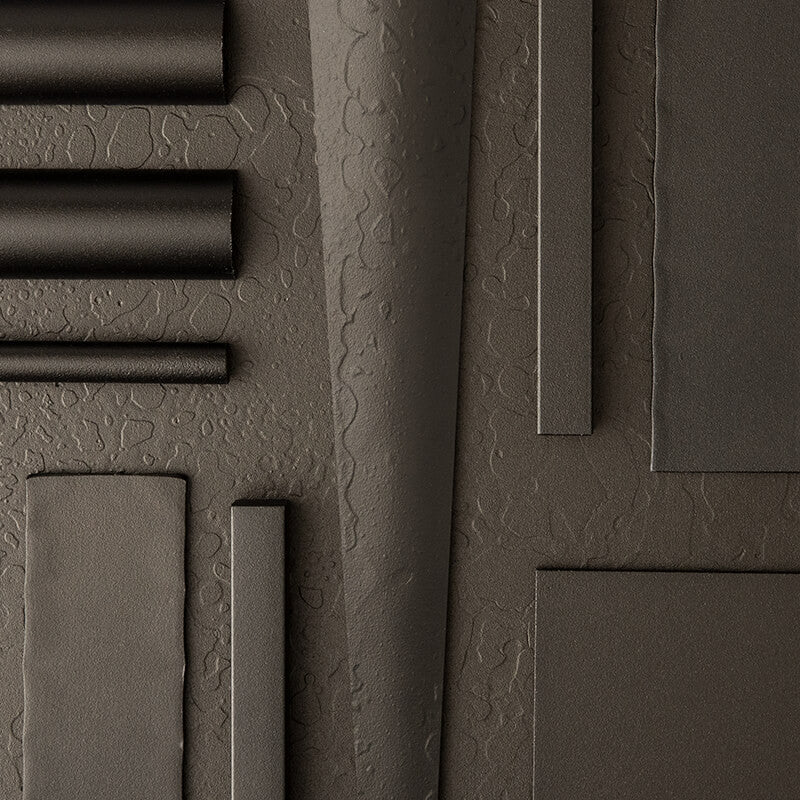 Bow Semi-Flush, Oil Rubbed Bronze, Clear Fluted Glass