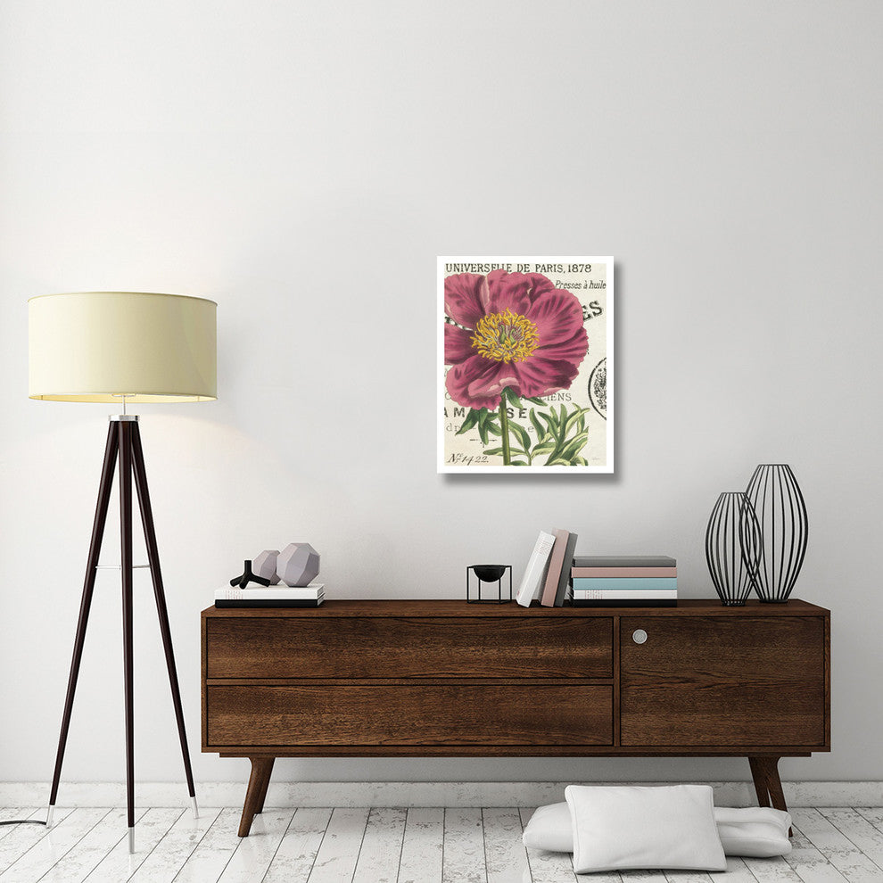 "Peony Botany" Digital Paper Print by Sue Schlabach, 24"x30"