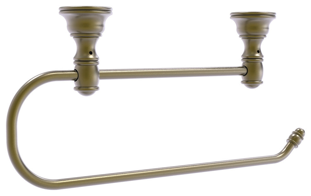 Carolina Under Cabinet Paper Towel Holder, Antique Brass