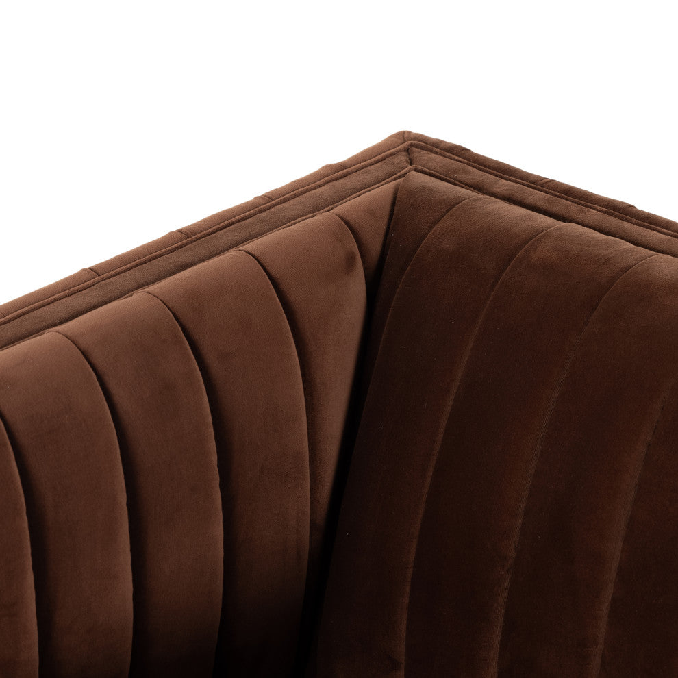 Augustine Swivel Chair-Surrey Auburn