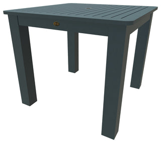 Square 42x42 Counter Dining Table, Weathered Acorn, Nantucket Blue
