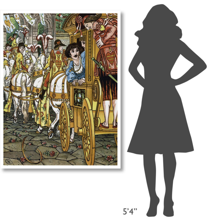 "Frog Prince - Procession" Digital Paper Print by Walter Crane, 38"x50"