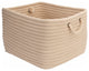 Colonial Mills Basket Modern Farmhouse Braided Mudroom Linen Rectangle