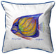 Blue Ring Angelfish Large Indoor/Outdoor Pillow 18x18