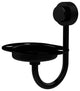 Venus Toothbrush Holder With Groovy Accents, Matte Black