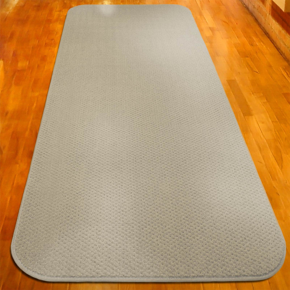 Skid-Resistant Carpet Runner Ivory Cream, 36"x24'