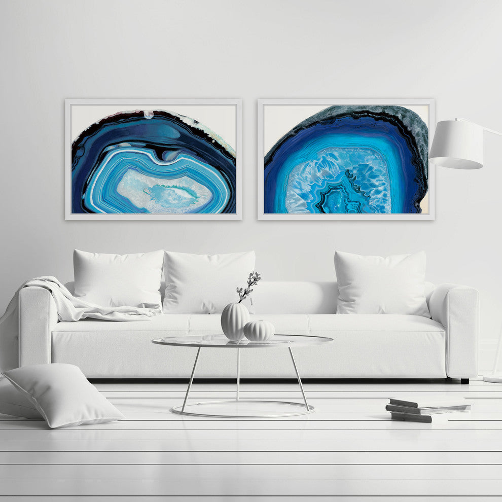 Blue Pools Diptych, 90x30