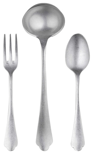 Dolce Vita Serving Set, Pewter, 3 Pcs.