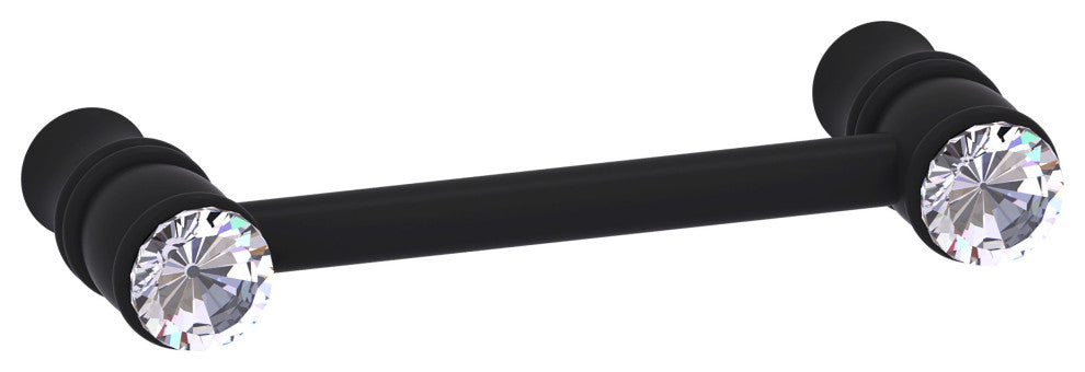 Carolina Crystal 3" Cabinet Pull, Matte Black
