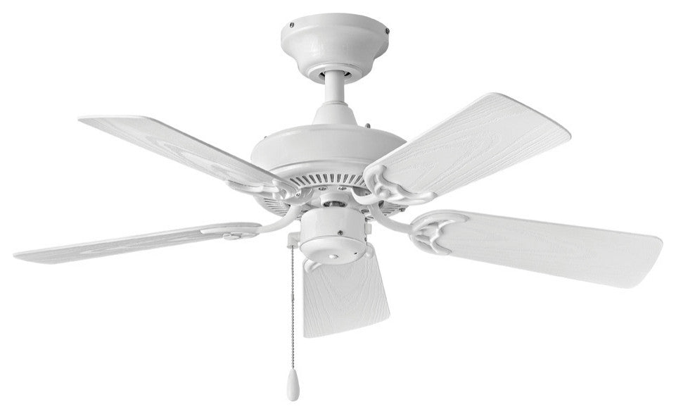 Hinkley Cabana 36" Indoor/Outdoor Ceiling Fan, Appliance White
