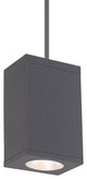 Cube Architectural 6" LED Pendant 40 Deg Beam 4000K, Graphite