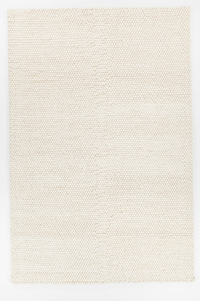 Quina Contemporary Area Rug, White, 7'9"x10'6"