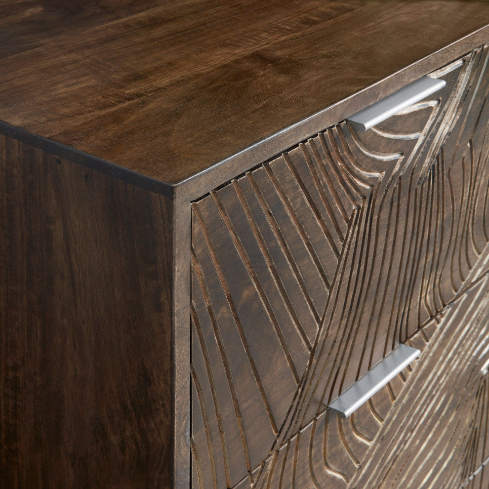 Rustic 3-Drawer Accent Chest