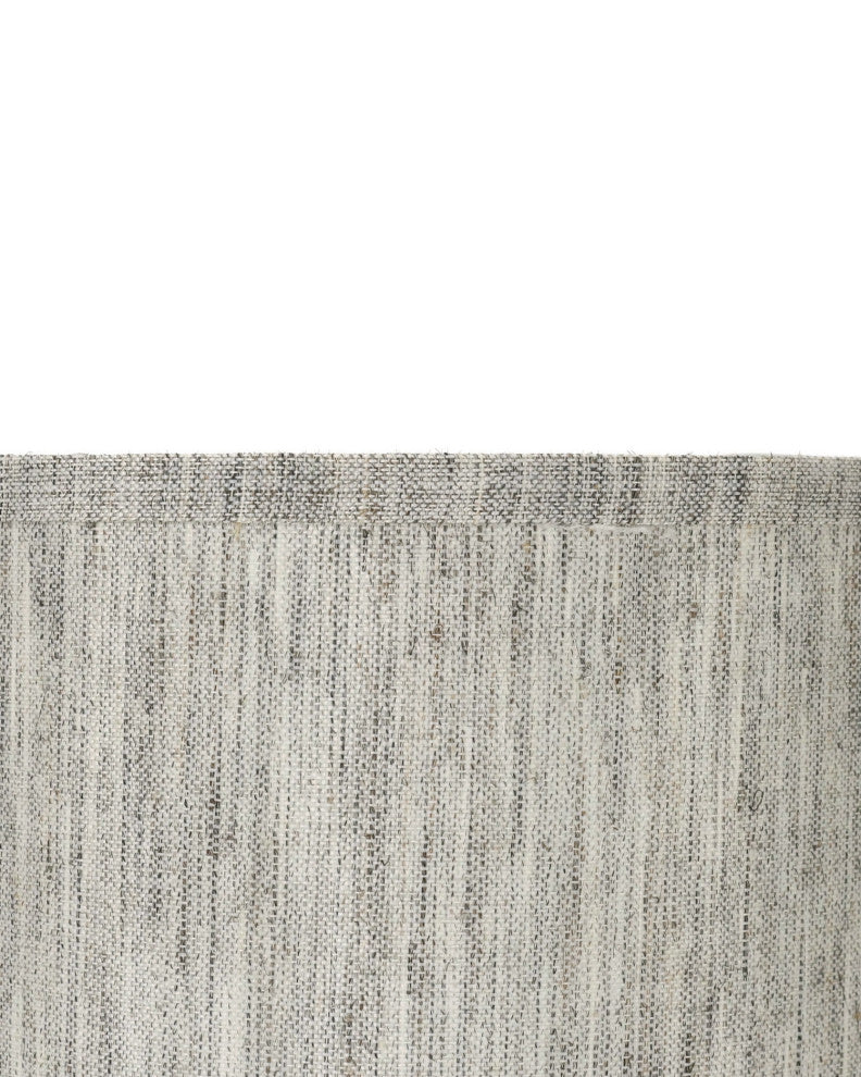 Classic Drum Smooth Linen Lamp Shade, Storm, 8"