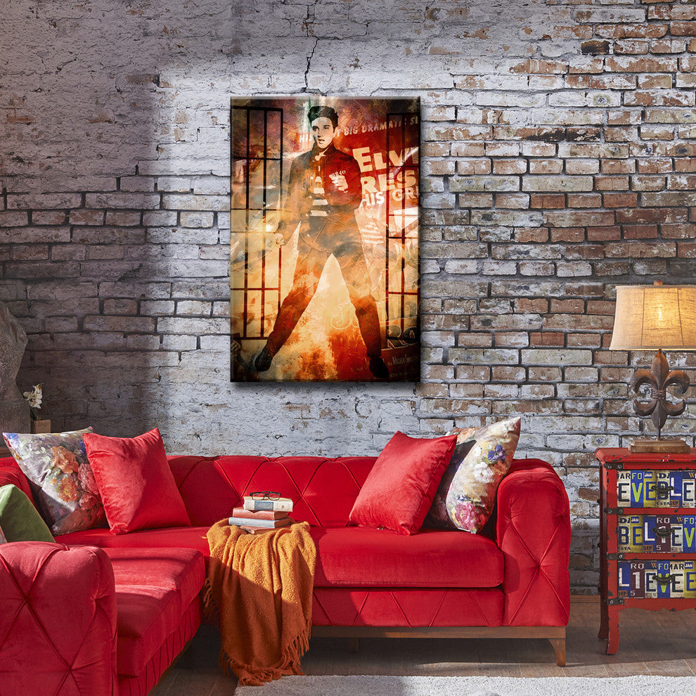 Iconic Elvis Jailhouse Rock' ArtPlexi by Ready2HangArt