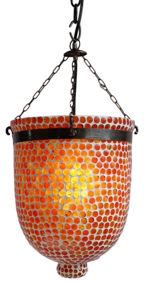 Mai Tai Mosaic Bucket Pendant, Small