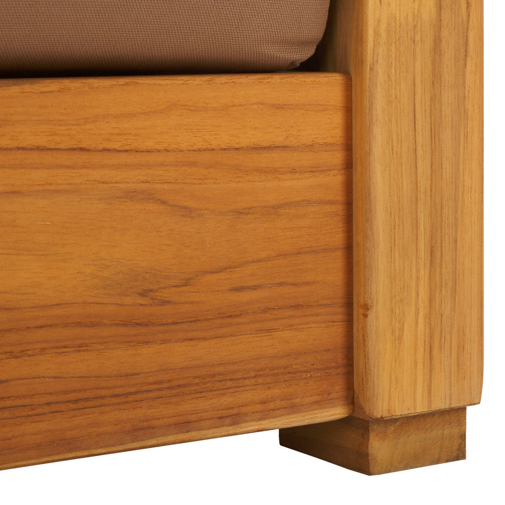 Safavieh Couture Montford Armchair, Natural/Brown