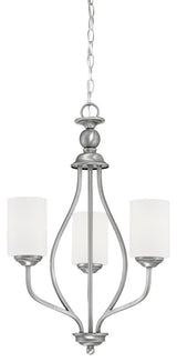 Millennium Lighting Lansing Chandelier, Brushed Pewter