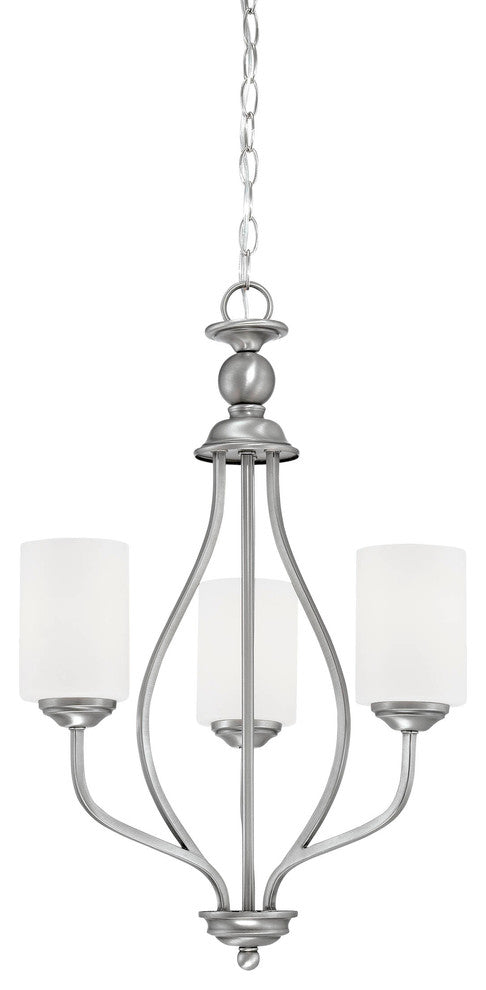 Millennium Lighting Lansing Chandelier, Brushed Pewter