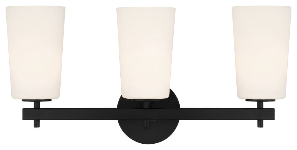 Colton 3 Light Black Wall Mount