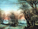 Denis Van Alsloot Winter Landscape, Gallery Wrapped Canvas Print, 21"x28"