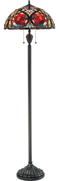 Quoizel TF879F Two Light Floor Lamp Larissa Vintage Bronze