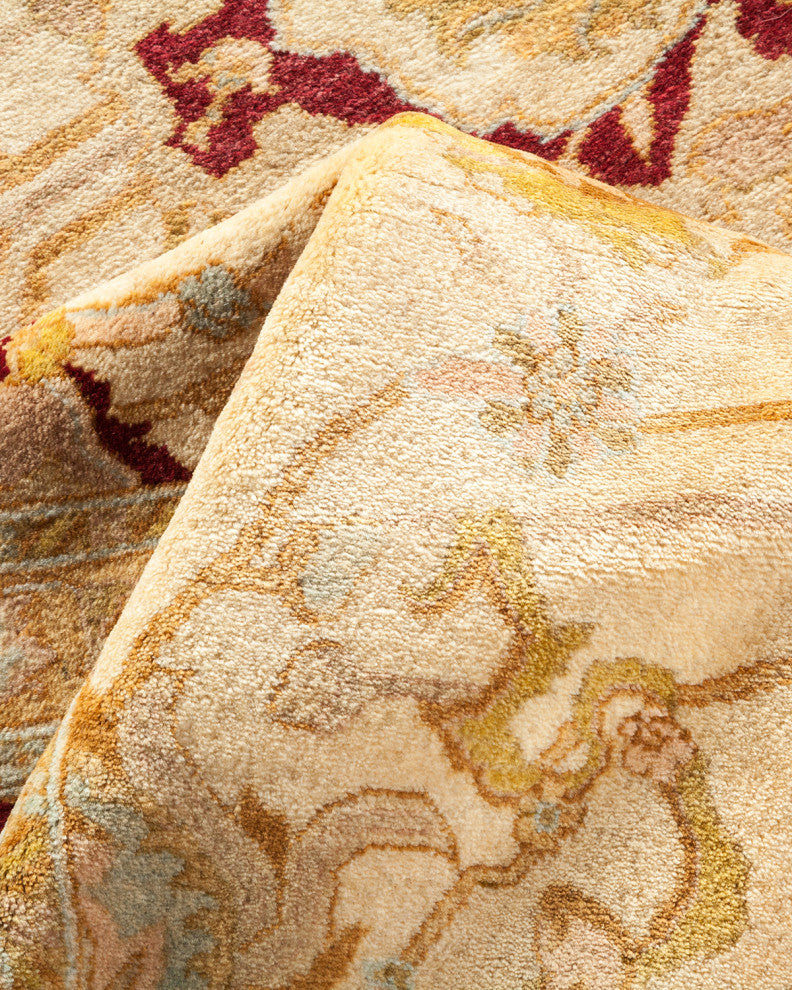 Serenity, One-of-a-Kind Hand-Knotted Area Rug Ivory, 8'1"x10'6"