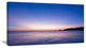 "Bright Blue Sky and Waters At Sunset" Seashore Canvas Print, 32"x16"