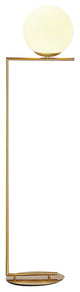 Mid Century Brass Floor Lamp