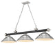 Zlite 2306-3MB-BN-SBN 3-Light Billiard, Brushed Nickel