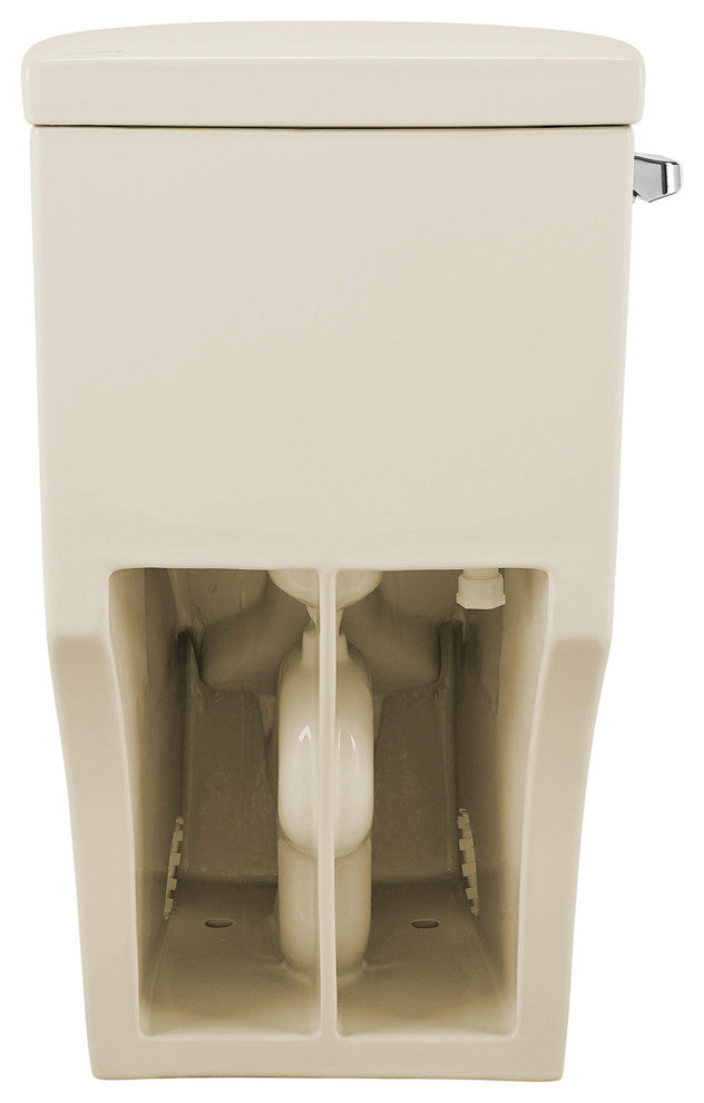 Sublime One Piece Elongated Toilet, Bisque, Single Flush