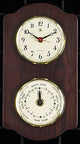 Brass Quartz Clock and Tide Clock on Ash Weather Station