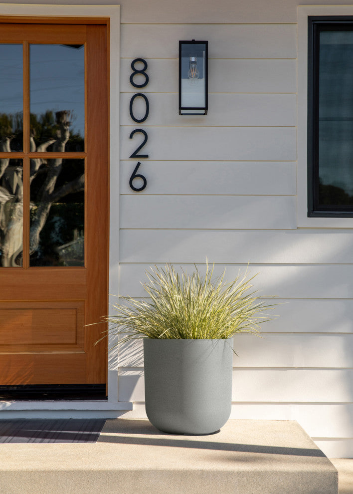 Pure Series Kona Planter, Grey, 15 Inches, 1 Pack