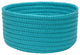 Colonial Mills Basket Simply Home Solid Turquoise Round