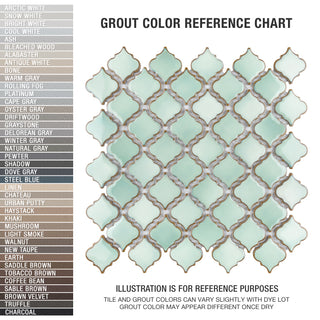 Hudson Tangier Mosaic Floor and Wall Tile, Mint Green