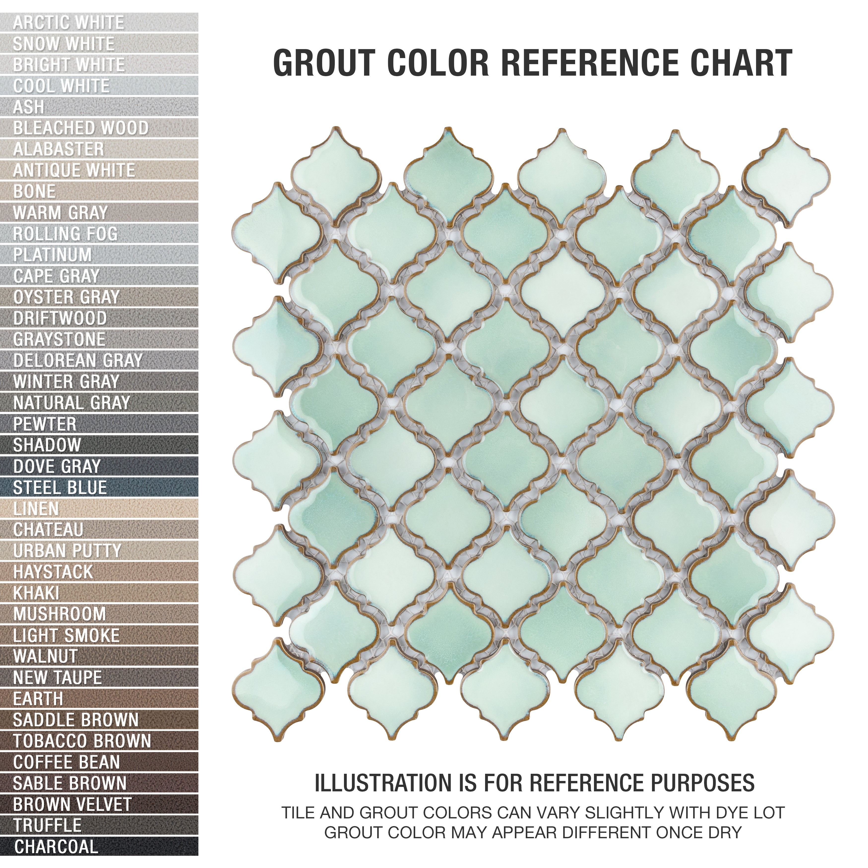 Hudson Tangier Mosaic Floor and Wall Tile, Mint Green