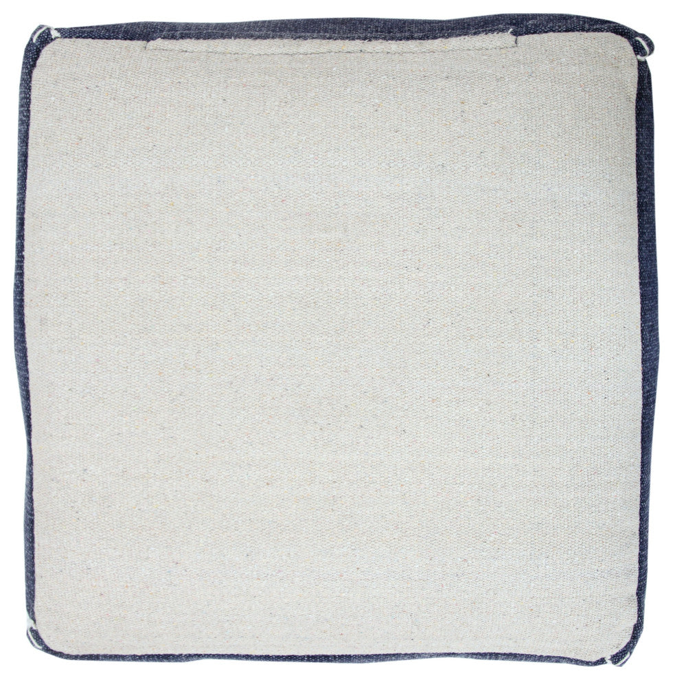 Simple Southwestern Traditional Tribal Pouf Ottoman