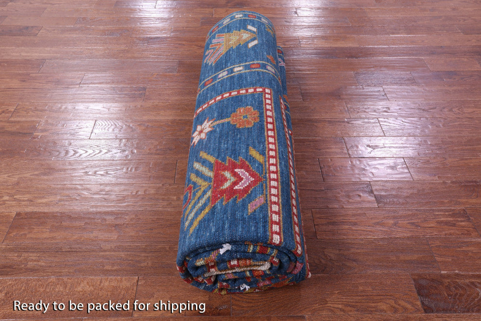 9' 1" X 12' 2" Persian Gabbeh Tribal Handmade Wool Rug - Q15840