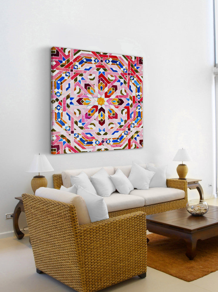 "Kasbah" Fine Art Canvas Print, 24"x24"