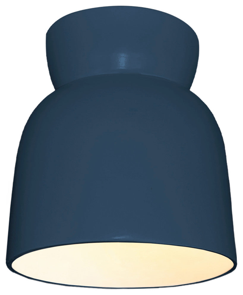 Hourglass Outdoor Flush-Mount, Midnight Sky, Incandescent