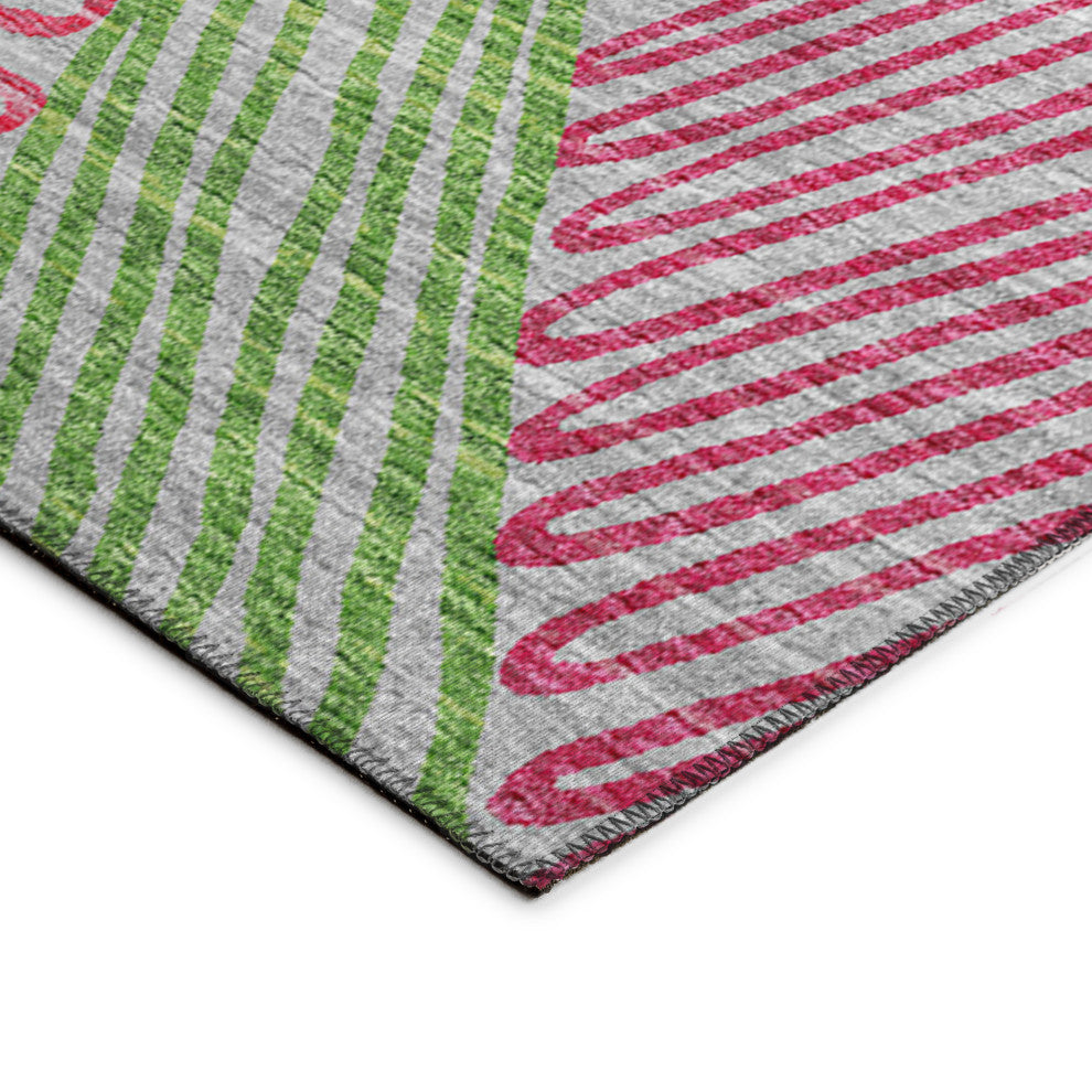 Indoor/Outdoor Sedona SN11 Fruity Machine Washable 2'3" x 10' Runner Rug