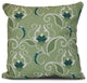 16x16", West Indies, Floral Print Outdoor Pillow, Green
